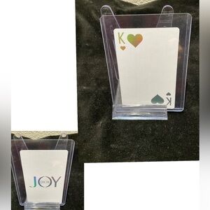 Christian Dior Authentic Playing Card‎ in Case - King Of Hearts
